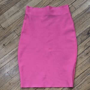 WOW Couture Vibrant Pink Pencil Skirt